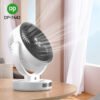 1-7642-5.5 Inch Rechargeable Table Fan with LED Light Power Display