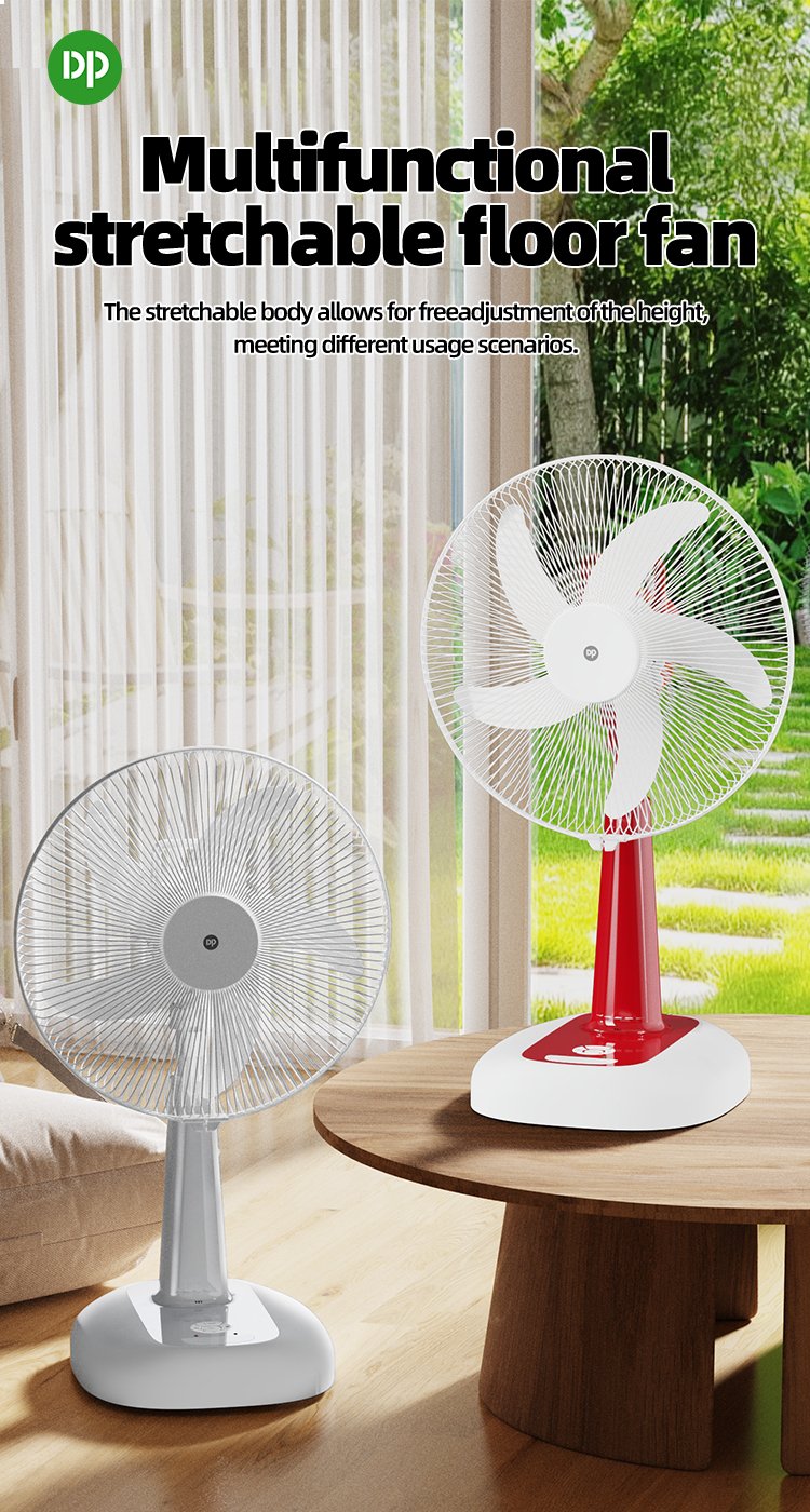 16'' Rechargeable Pedestal Fan with Night Light DP-F507AL-detail-1