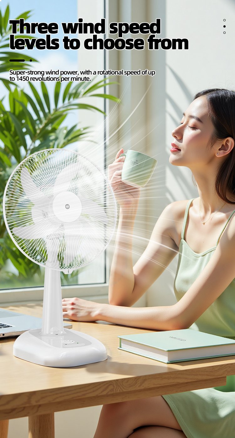 16'' Rechargeable Pedestal Fan with Night Light DP-F507AL-detail-5