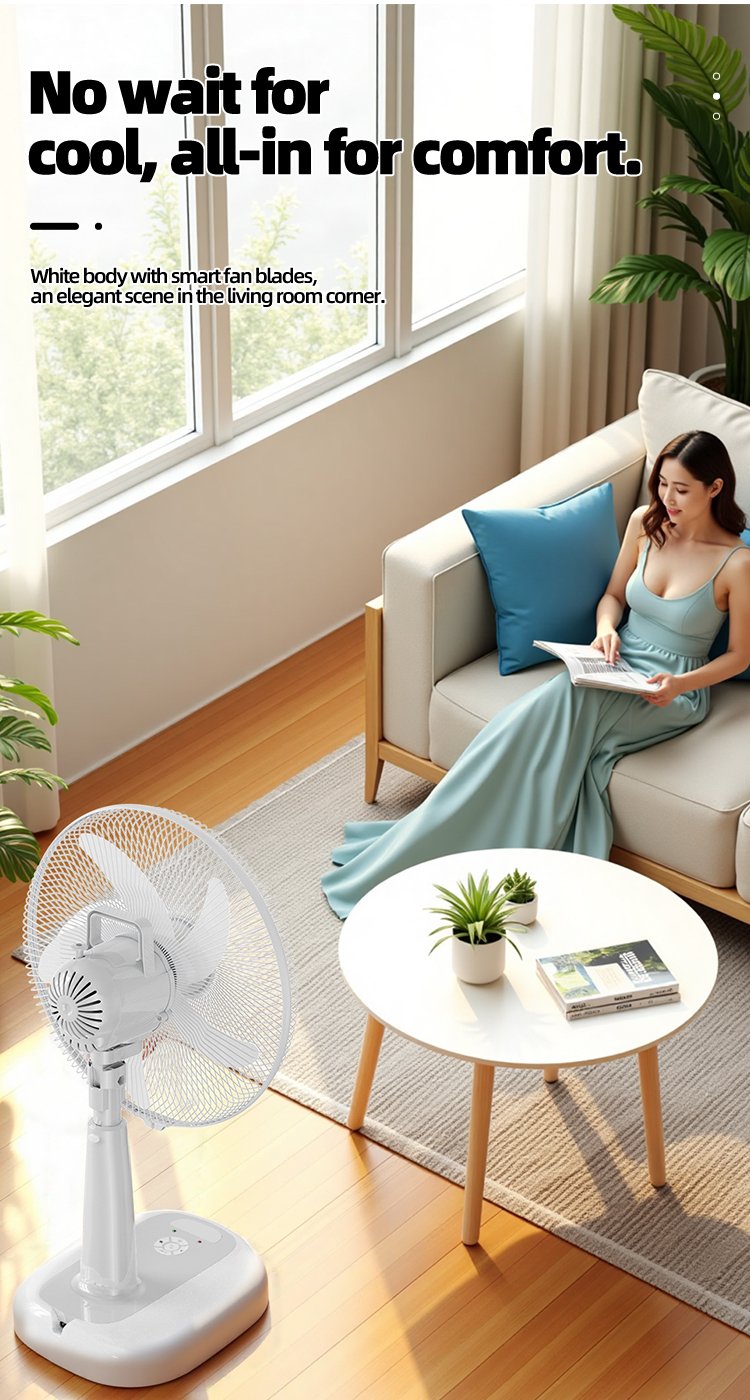 16'' Rechargeable Pedestal Fan with Night Light DP-F507AL-detail-7