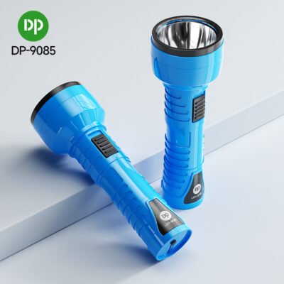 LED Rechargeable Flashlight Torch Built-in Plug DP-9085