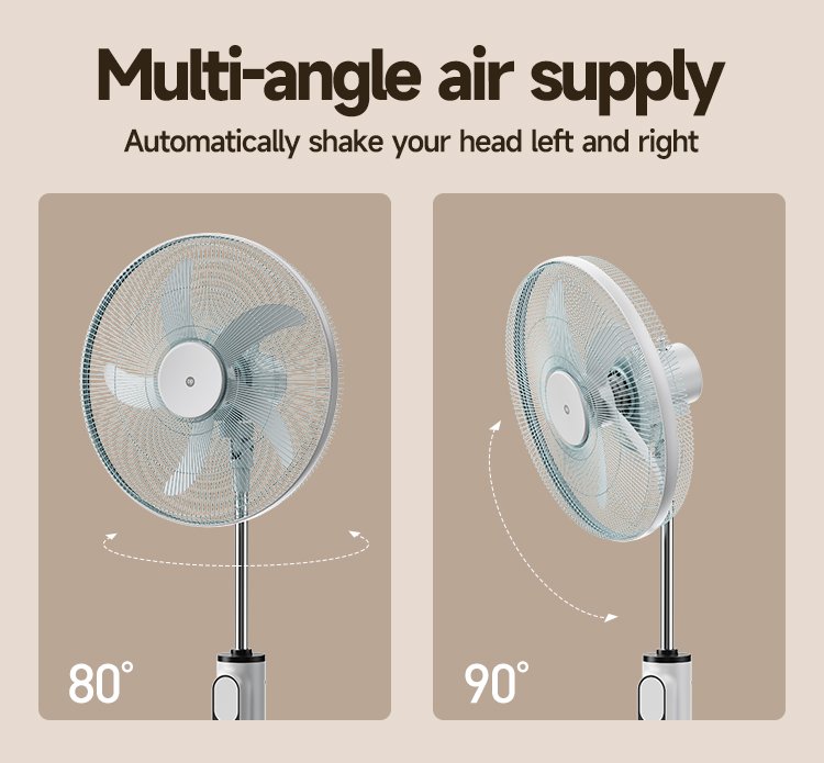 Pedestal Fan 18 inch Rechargeable AC DC Stand Fan with Light-F502AL-detail-5