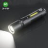 2-in-1 Mini Flashlight COB Type-C Rechargeable Strobe DP-9189-4
