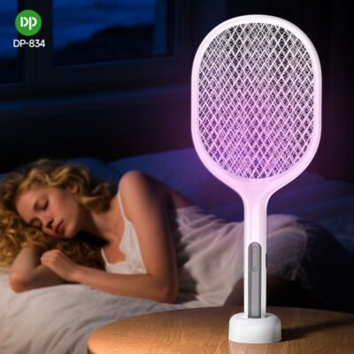 Electric Rechargeable Mosquito Swatter with Light DP-834