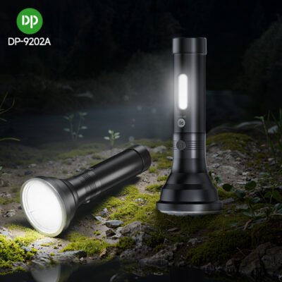 Aluminum LED Flashlight Torch with Side Light DP-9202A