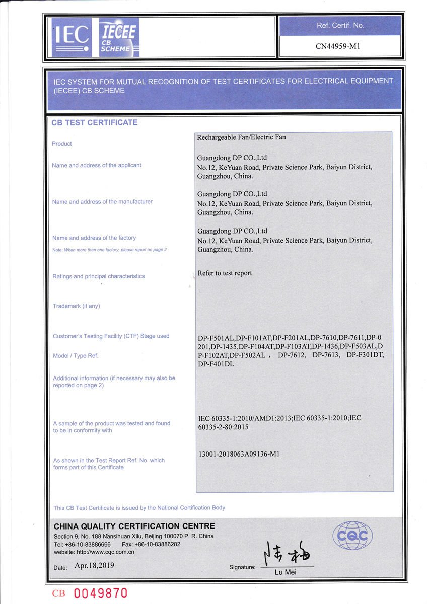 CB-Certificate