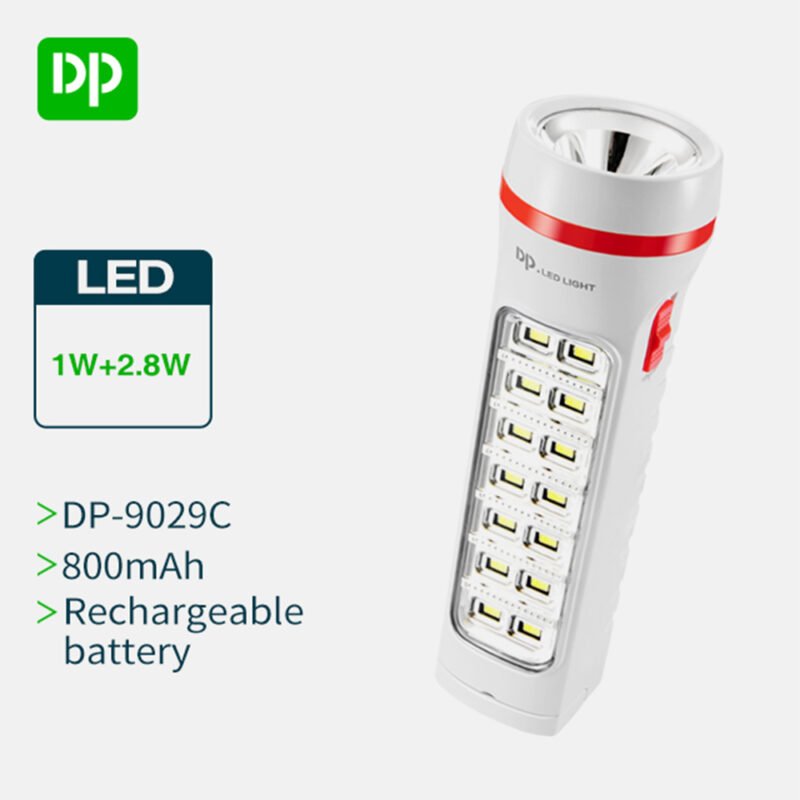 LED Flashlight Torch SMD Side Light for Emergency DP-9029C - Image 3