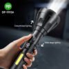 LED Tactical Flashlight Torch with Side Light DP-9193A-4