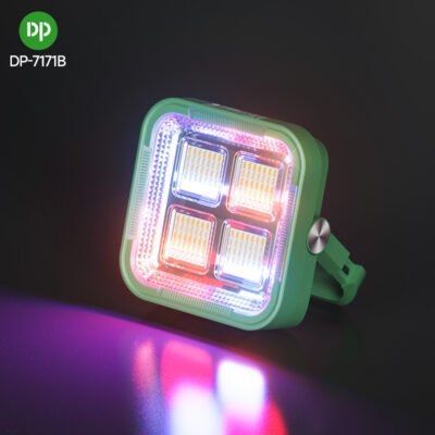 Remote-Controlled LED Solar Floodlight DP-7171B