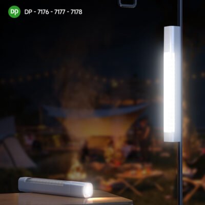 3-in-1 LED Emergency Light with Zoom Flashlight DP-7176 DP-7177 DP-7178-4