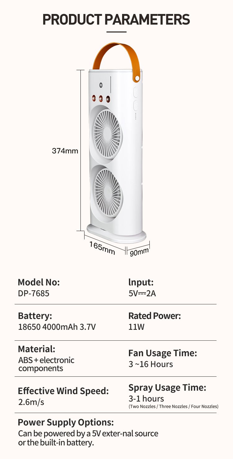 Cooling Mist Fan DP-7685 detail (7)