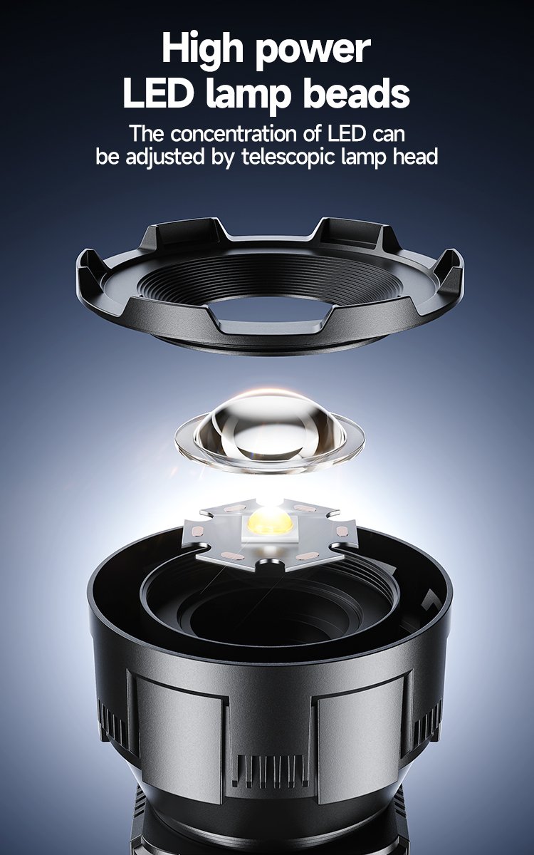 long range flashlight DP-7339 detail (3)