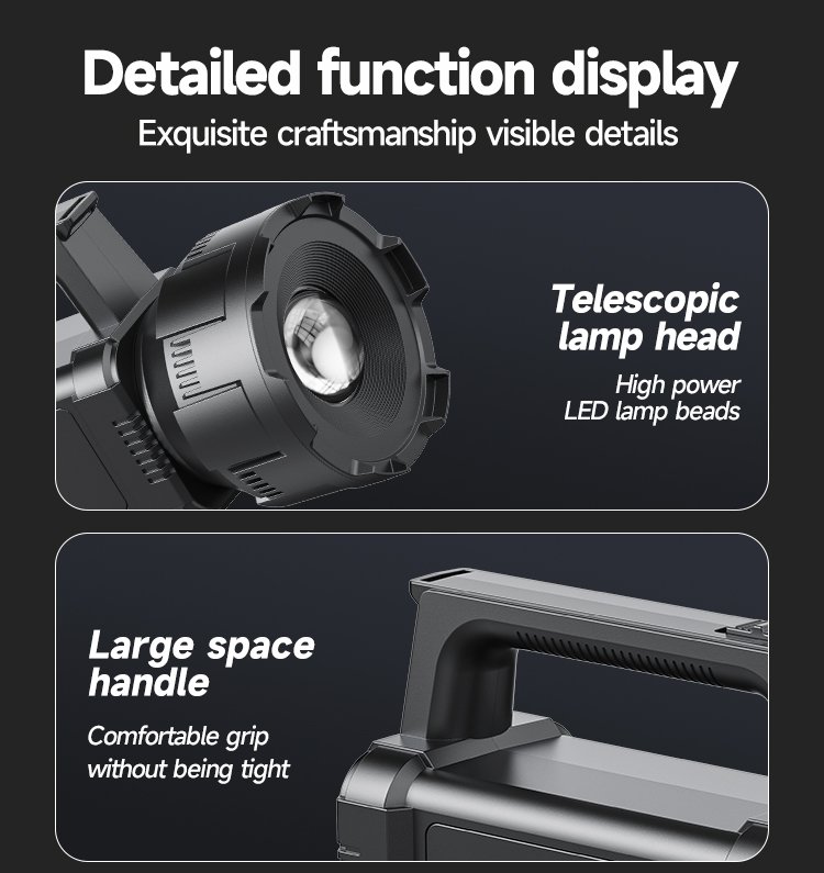 long range flashlight DP-7339 detail (6)