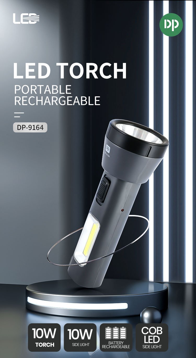 rechargeable flashlight DP-9164-detail (1)