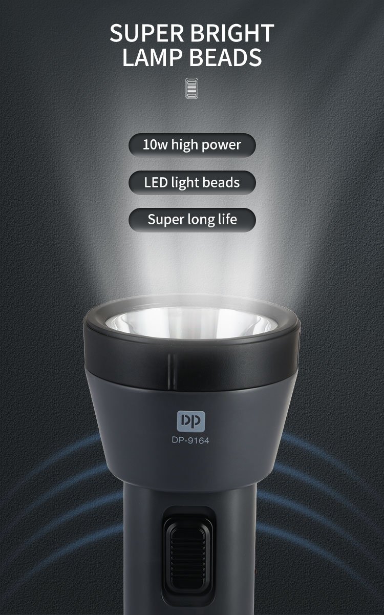 rechargeable flashlight DP-9164-detail (2)