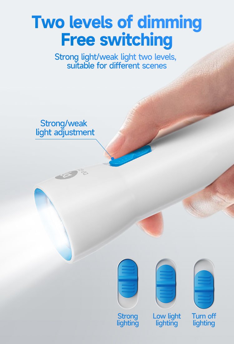 1W flashlight DP-9188A detail (4)