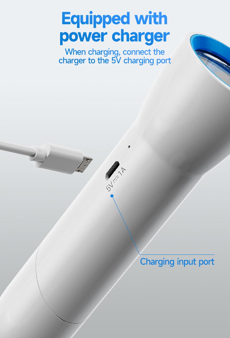 1W flashlight DP-9188A detail (6)