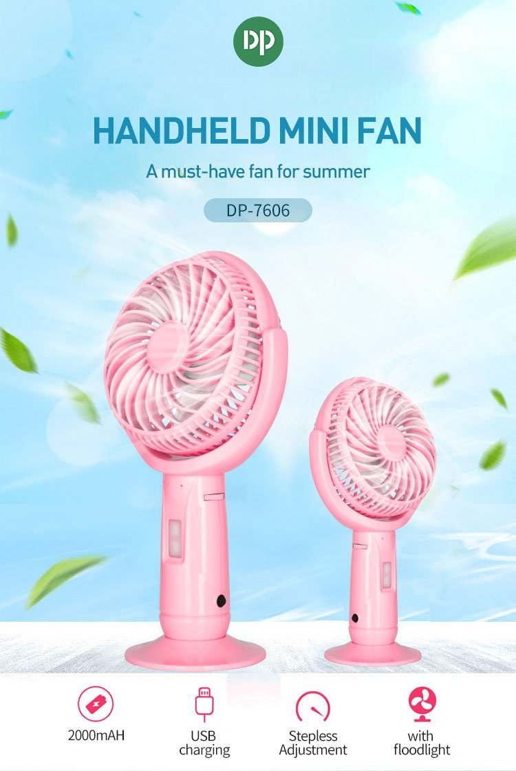 4-inch rechargeable fan DP-7606 detail-1