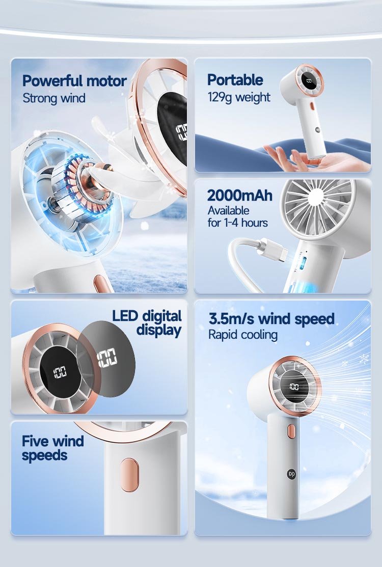 Handheld Fan DP-7690 detail (2)