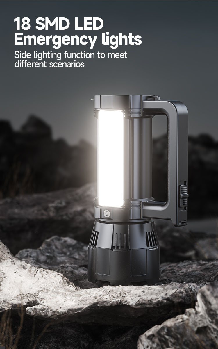 Rechargeable Zoomable Searchlight DP-7338 detail (5)