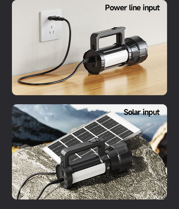 Rechargeable Zoomable Searchlight DP-7338 detail (7)