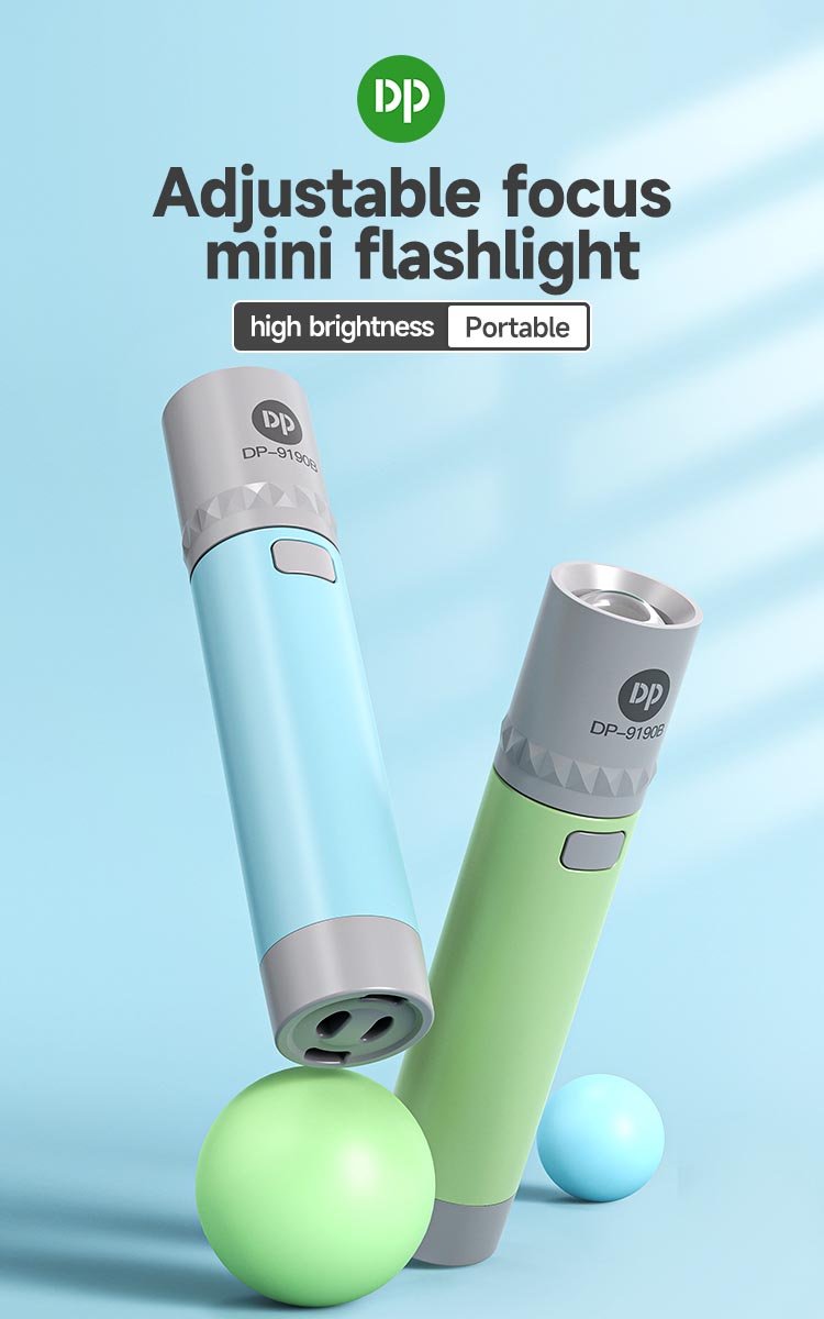 mini flashlight DP-9190B detail (1)
