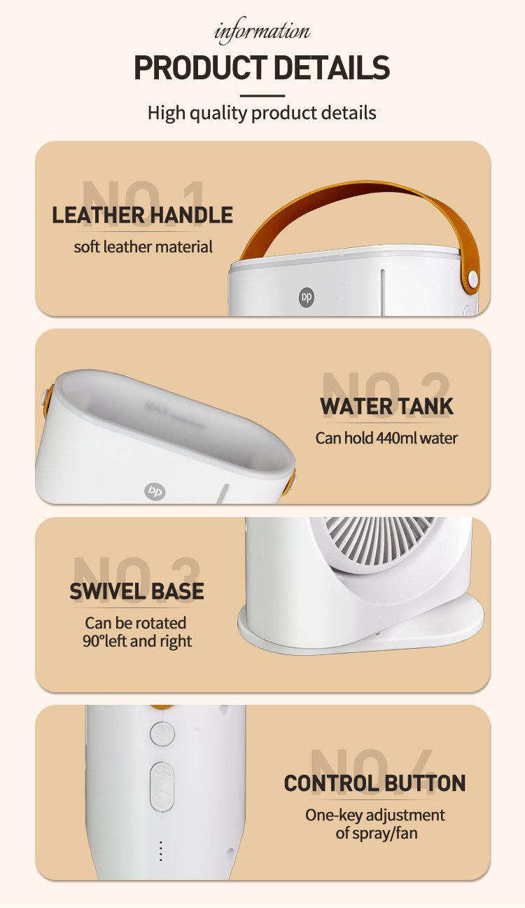 rechargeable spray fan DP-7684 detail (6)