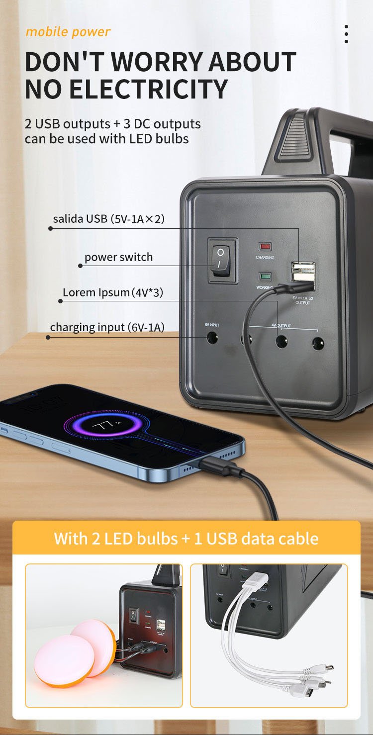 solar rechargeable light DP-7711 detail (5)