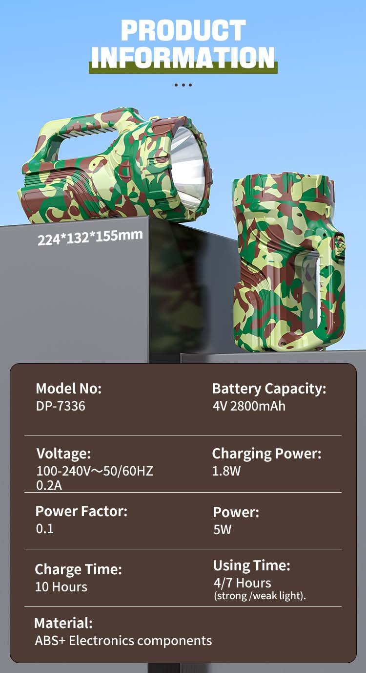 Camouflage Spotlight DP-7336 detail (8)