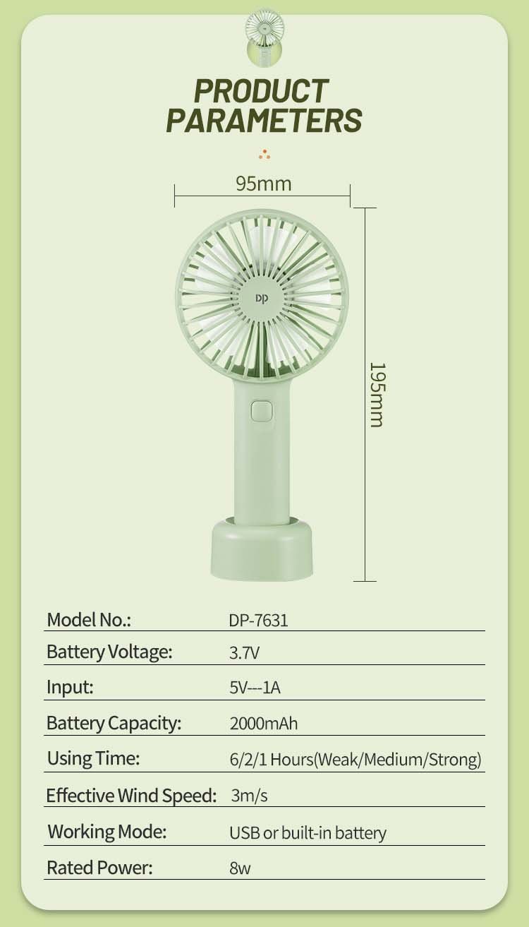 Handheld Fan dp7631 detail 7