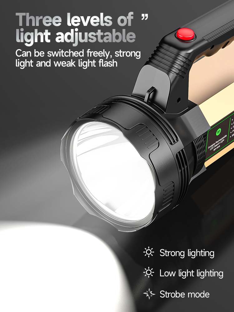 Rechargeable Searchlight dp-7313 detail (4)