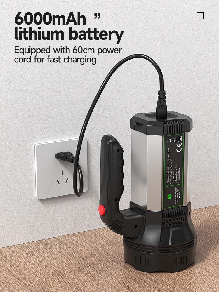 Rechargeable Searchlight dp-7313 detail (5)