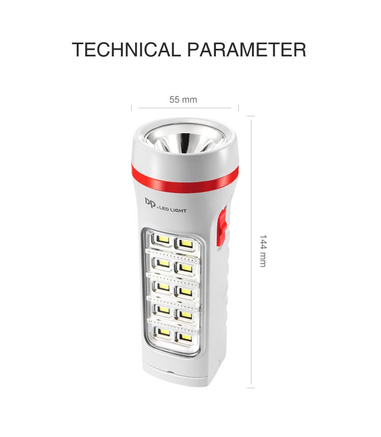 flashlight dp-9110c detail (6)