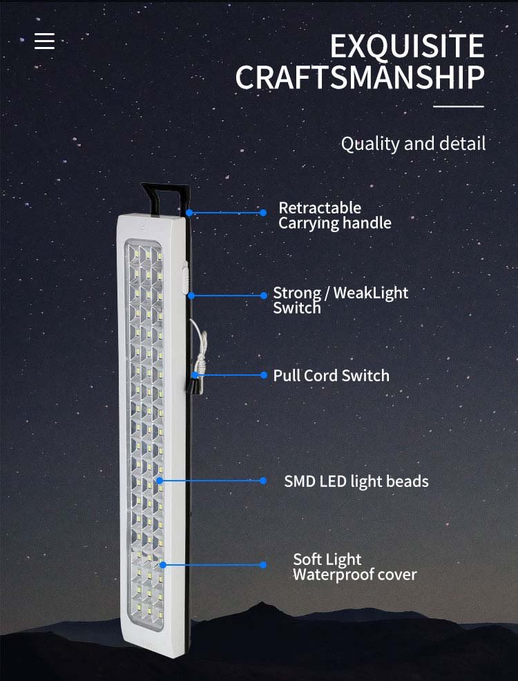 rechargeable lamp DP-720B detail (5)