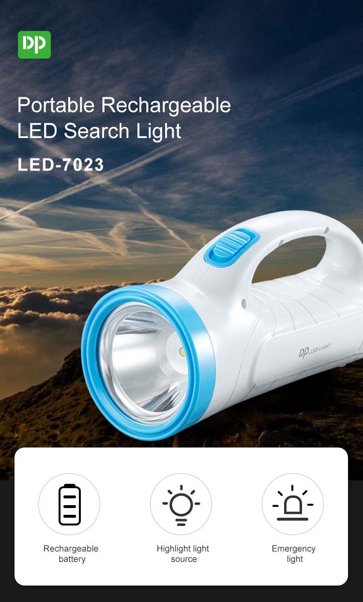 LED Searchlight DP-7023 detail (1)