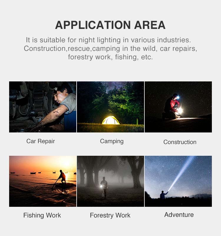 LED Searchlight DP-7023 detail (5)