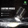 LED search light 7045 featuring a multi-function switch for high-power and low-power lighting modes.