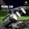 LED search light 7045 utilizing a Fresnel lens assembly to produce uniform and bright light.