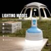 LED camping lantern 7860 and 7861 featuring high, medium, low power, strobe, and SOS lighting modes.