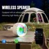 Wireless speaker LED bulb 7813S with audio output function and RGB lighting mode.