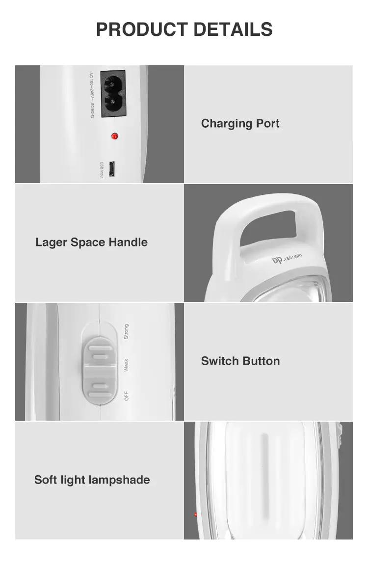Duration Power DP 7158 Rechargeable Led Light description image 7